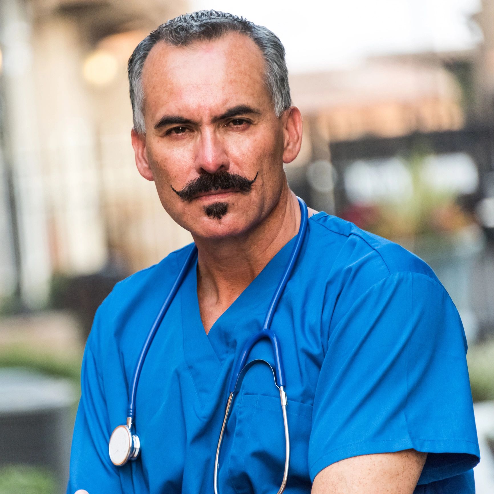 Portrait of a healthcare professional for testimonial